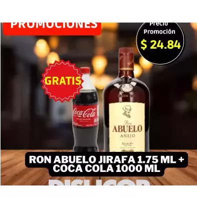 PROMO RON ABUELO JIRAFA