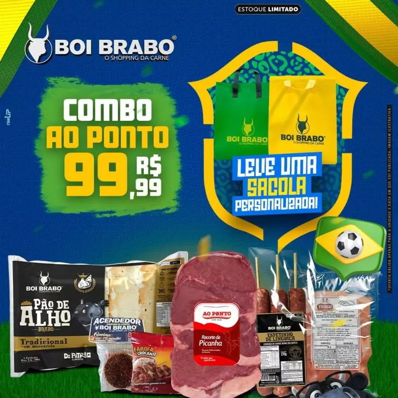 COMBO PICANHA STEAK AO PONTO
