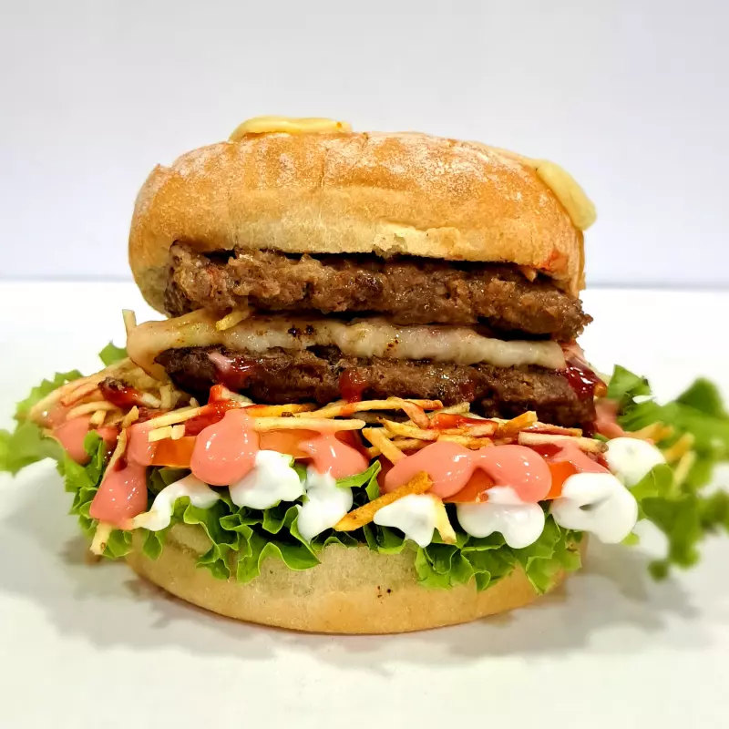 HAMBURGUESA DOBLE CARNE