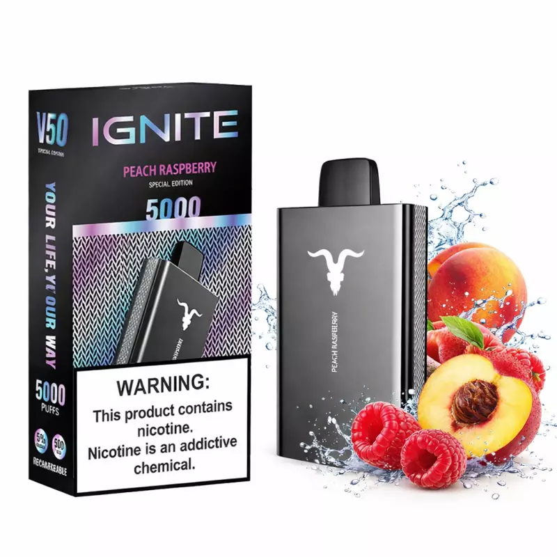 IGNITE V50 PEACH RASPEBERRY