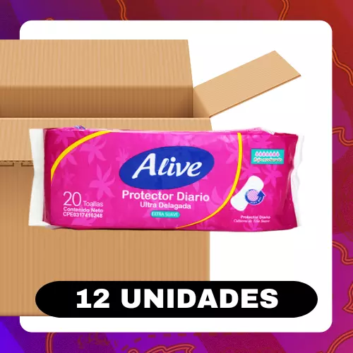 Docena Alive Protector Diario 20uds