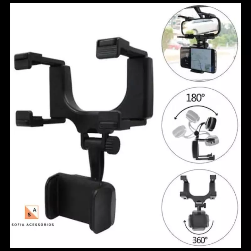 Suporte Veicular Celular Retrovisor