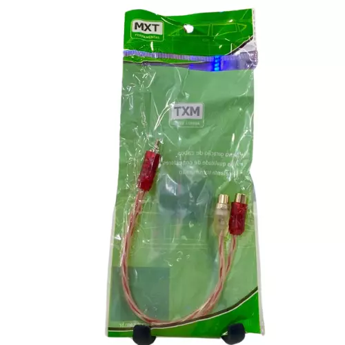 CABO Y MXT 2 RCA FEMEA - 1 MACHO 4mm