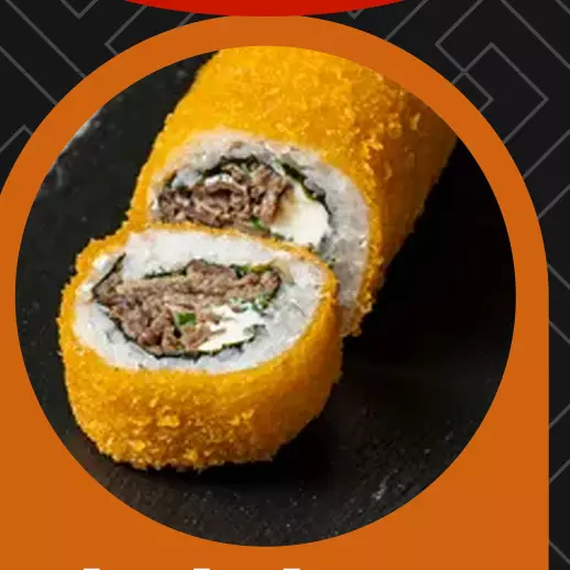 hand roll carne
