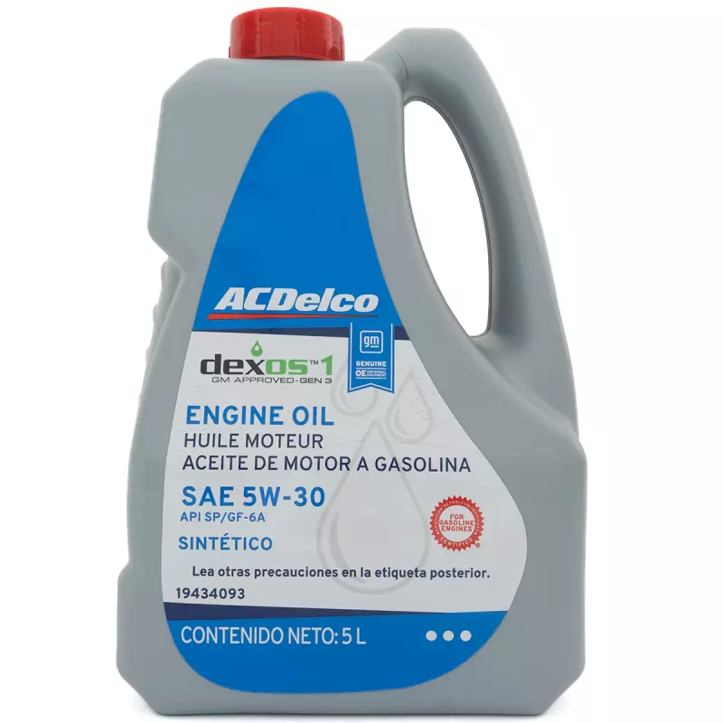 ACDelco DEXOS SAE 5w-30 de 5 litros