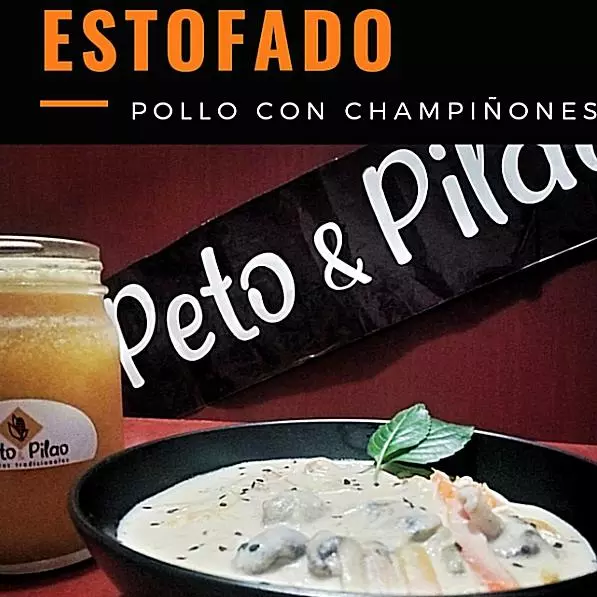 Estofado de pollo con champiñones