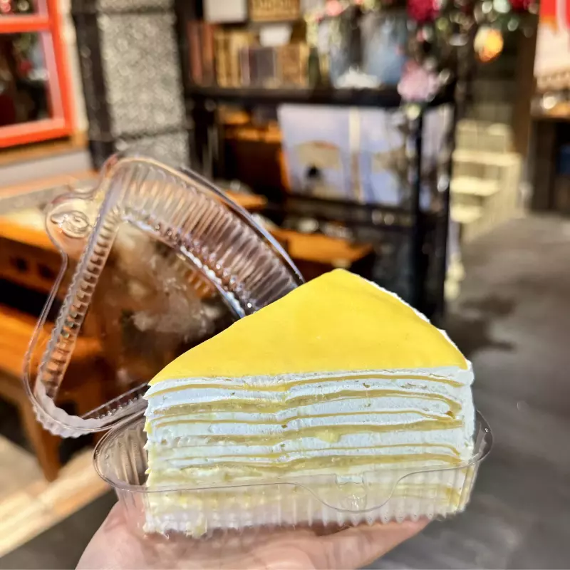 PASTEL MIL HOJAS DE DURIAN 榴莲千层蛋糕