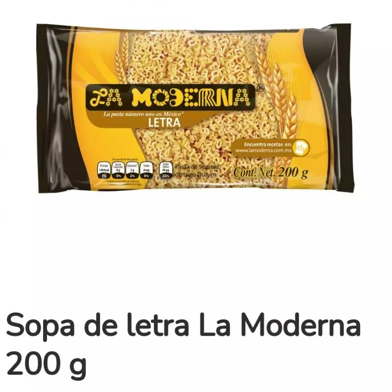 La moderna letra