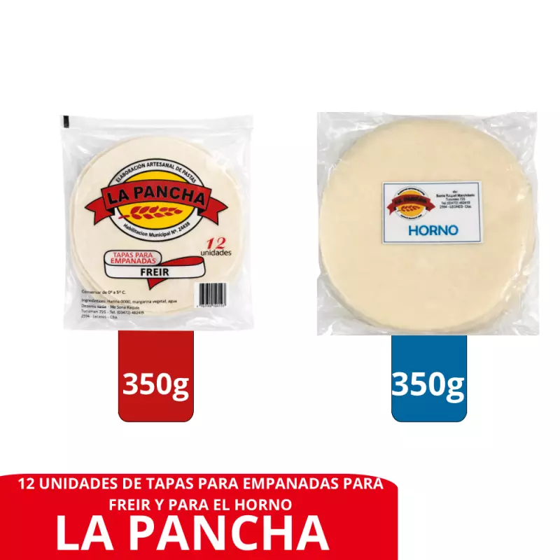 Tapa empanada y pascualina La PANCHA