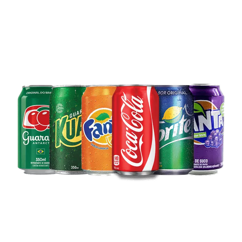 Refrigerantes de lata