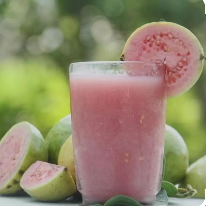 Suco natural 500ml Goiaba com Leite