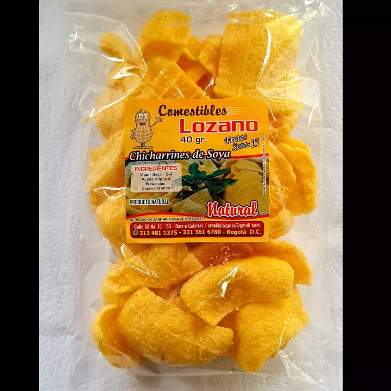 CHICHARRIN DE SOYA NATURAL