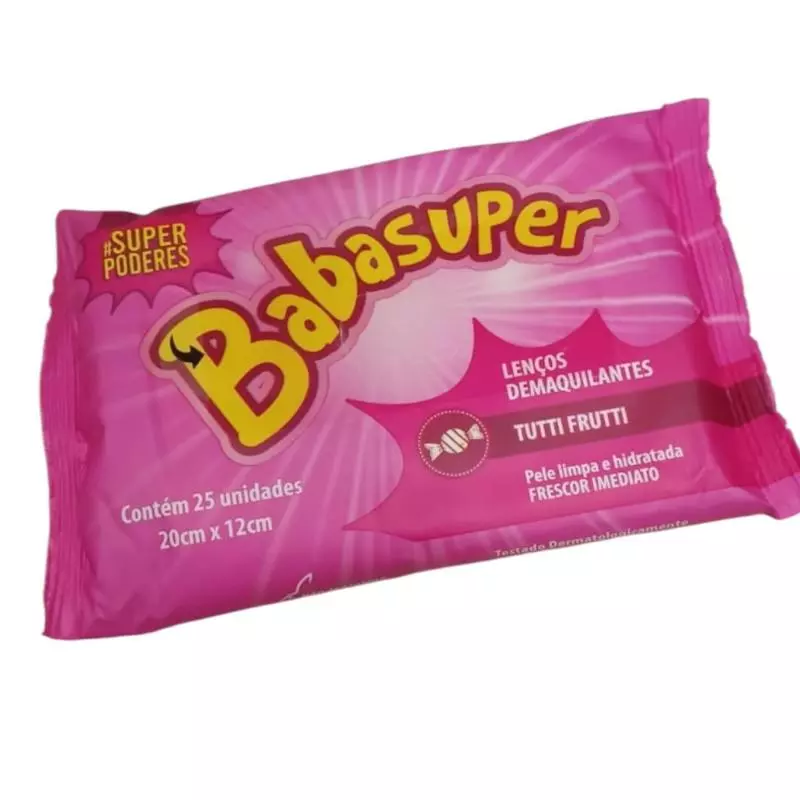 LENÇO BABASUPER TUTTI-FRUTTI 25Uni