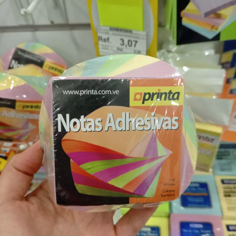 Notas adhesivas espiral Printa