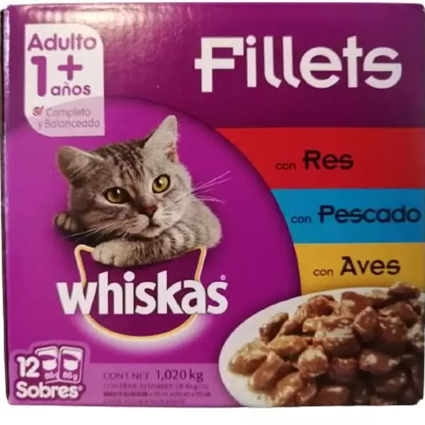 Paquete Whiskas Sobre c/12 sobres
