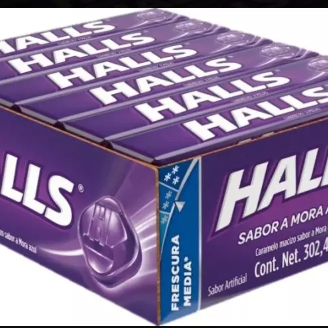 Halls mora azul