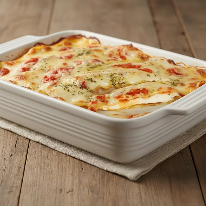 Frango à parmegiana com purê