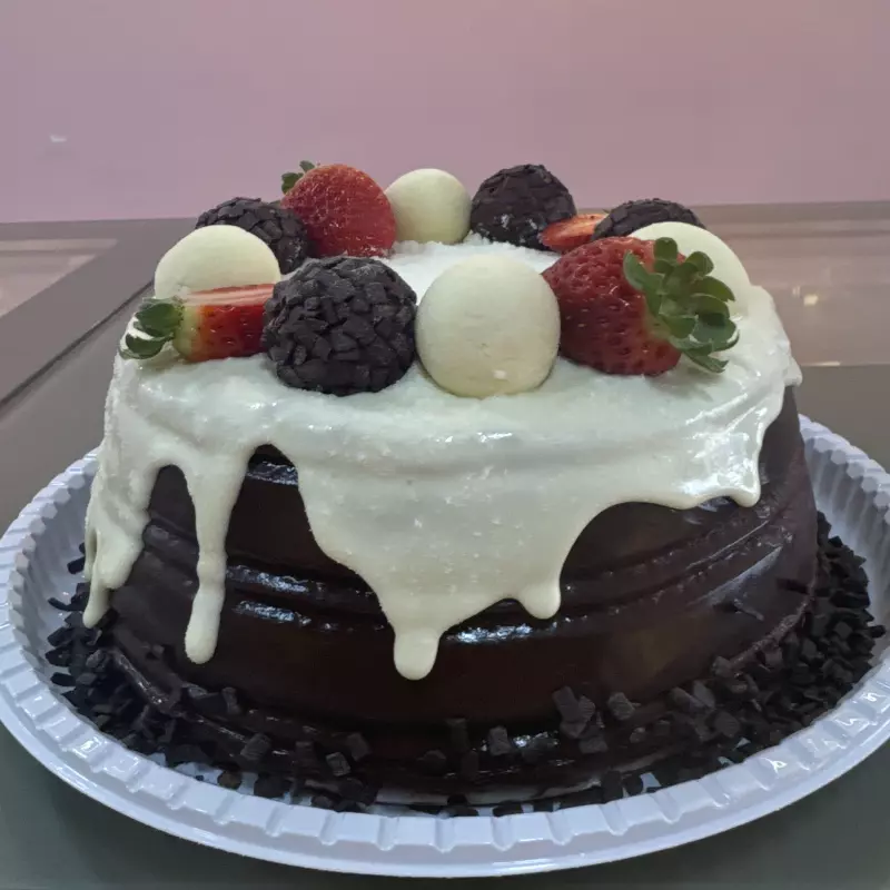 Bolo vulcão chocolate