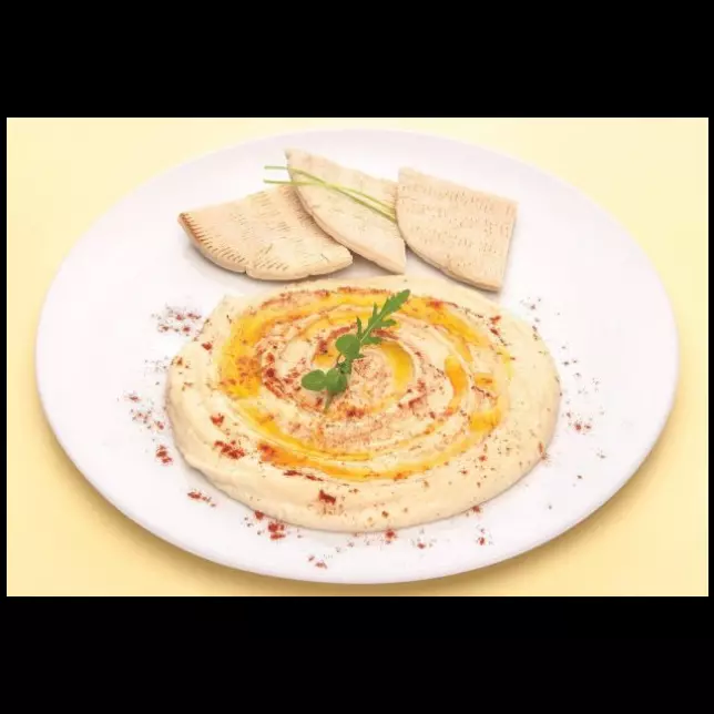 HUMUS OPCION VEGETARIANA