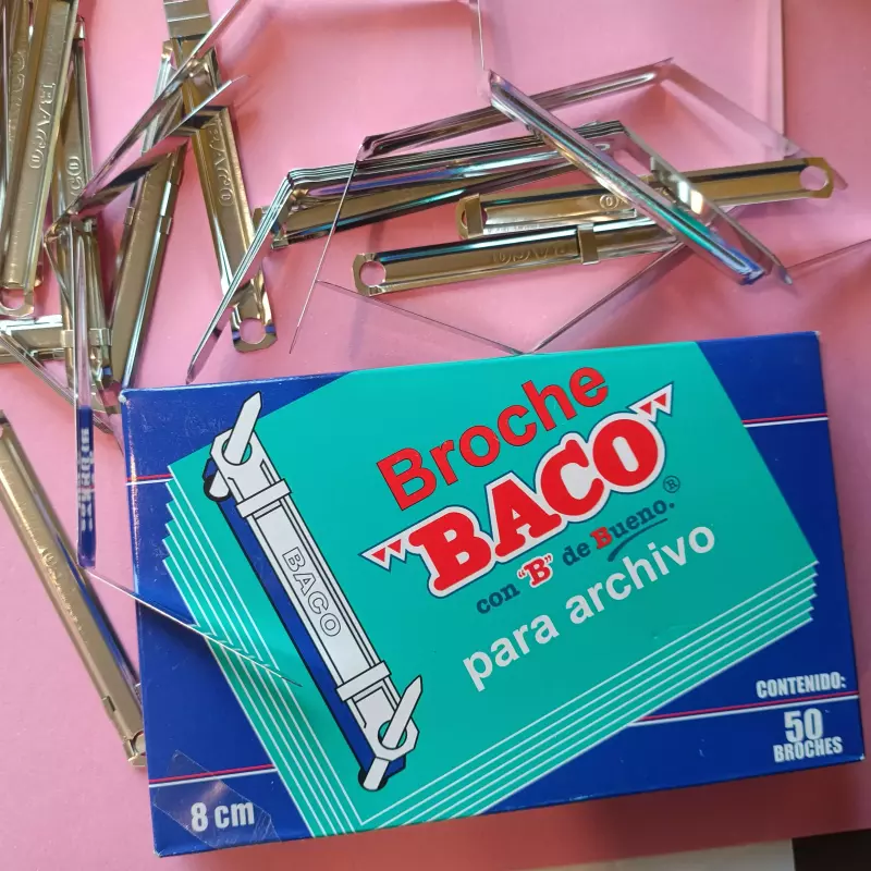 BROCHE PARA ARCHIVO BACO