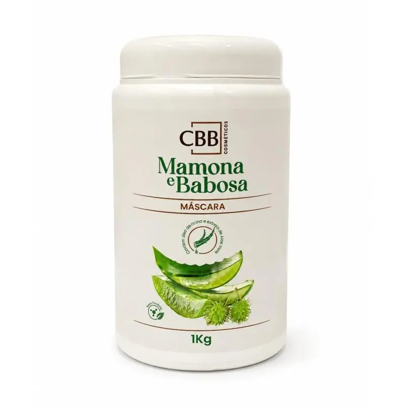 MÁSCARA MAMONA E BABOSA 1KG
