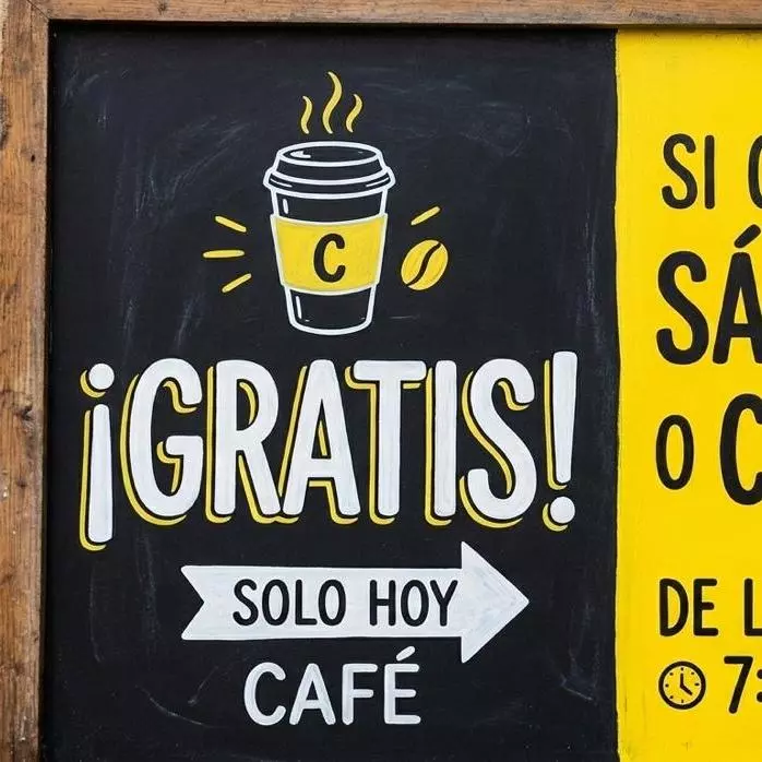 Café gratis de 7 a 12