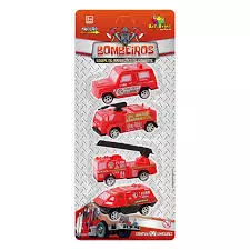 KIT BOMBEIROS 04 PEÇAS