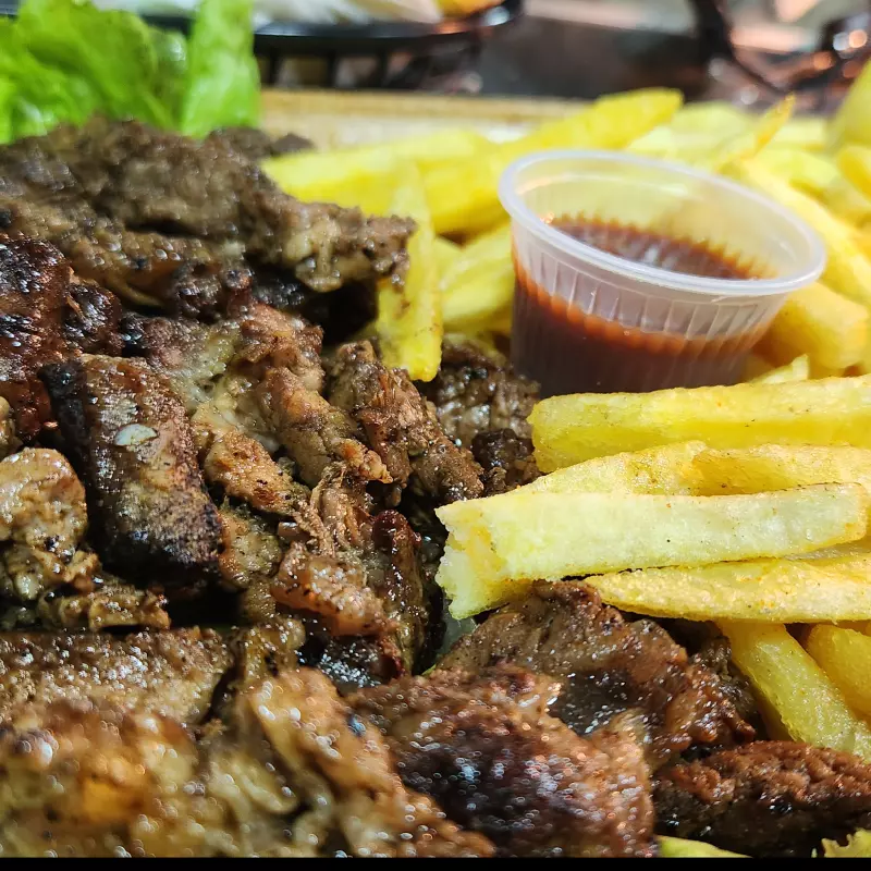 Contra filé c/fritas