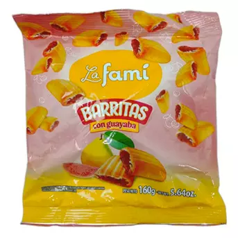 Barritas con guayaba