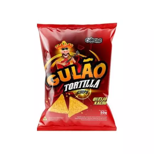 Salgadinho Gulão 50gr Queijo Nacho