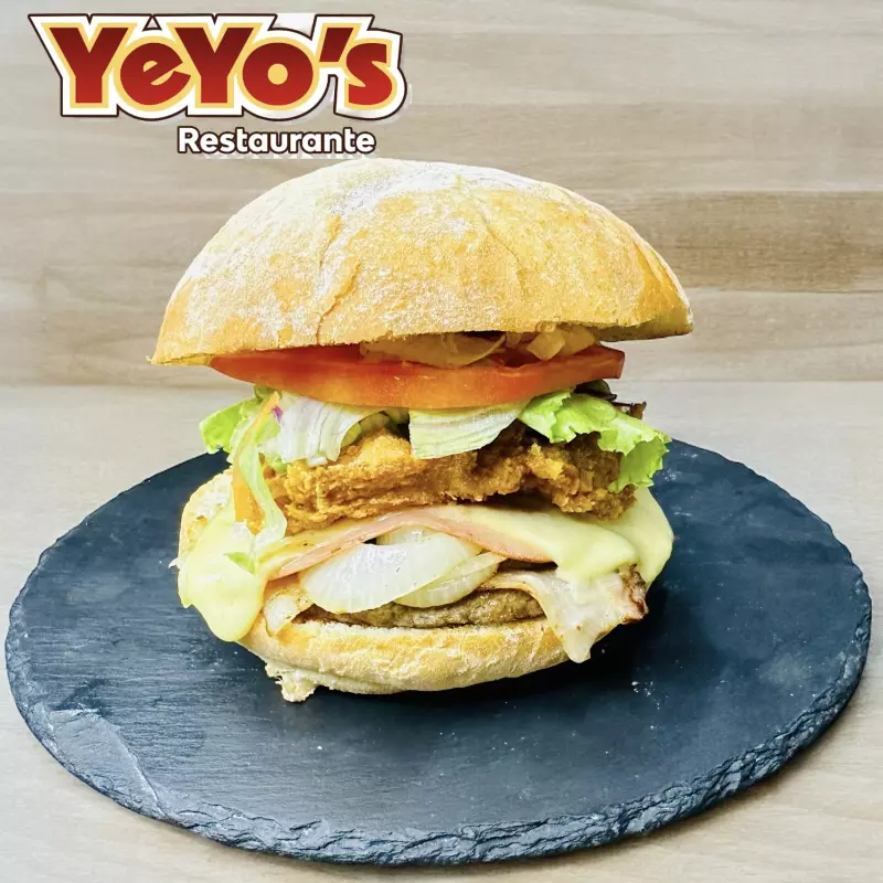 Hamburguesa Premium  de Pollo