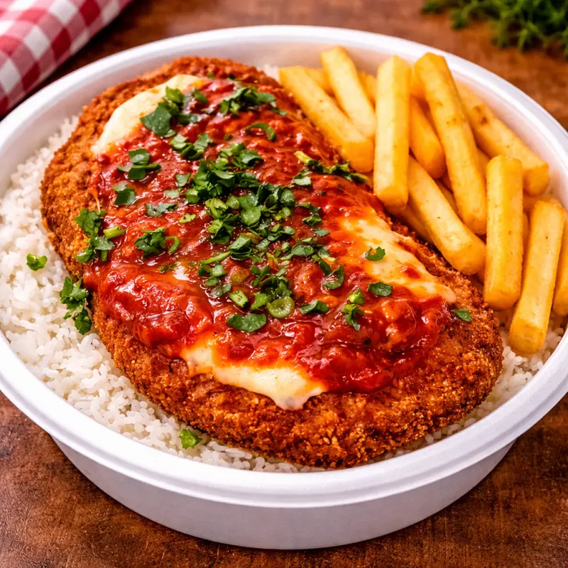Bife à Parmegiana