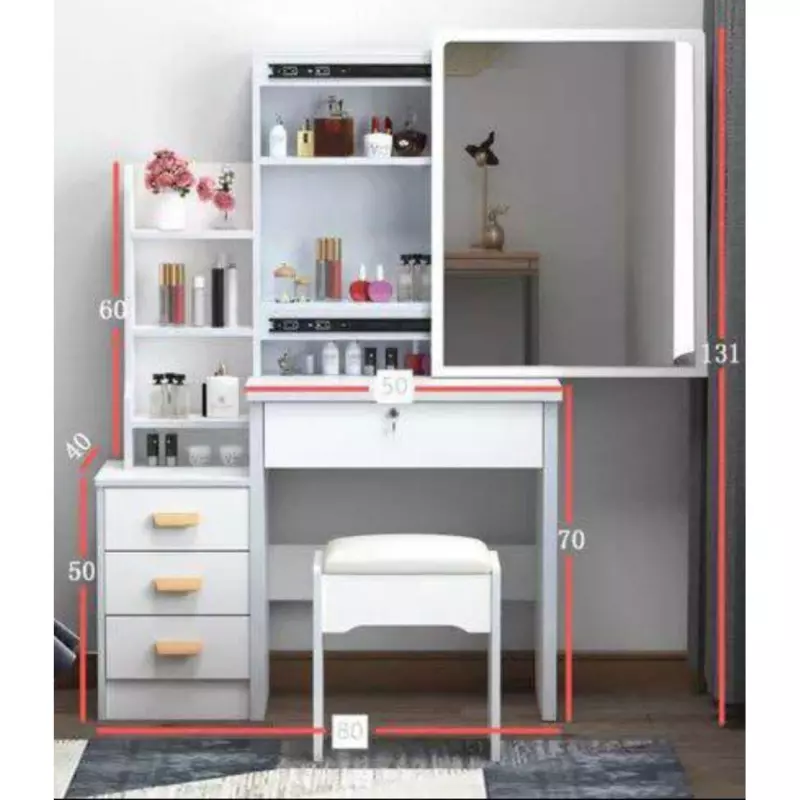 🌟TOCADOR CON ESPEJO CORREDIZO🌟