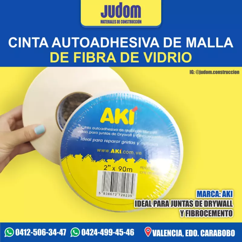 0705│CINTA DE FIBRA (MALLA) 90 mts