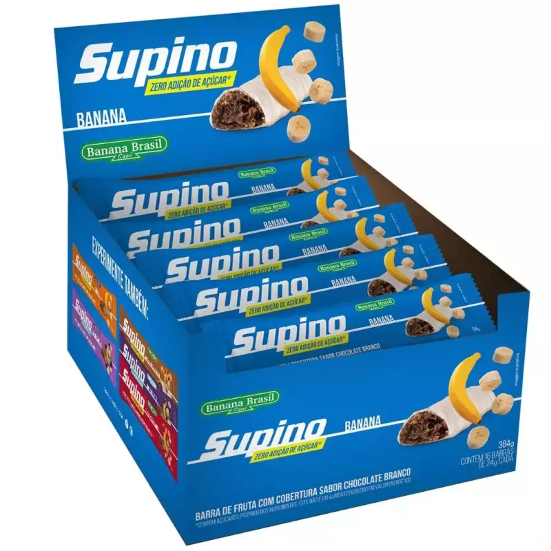 Supino Banana e chocolate branco