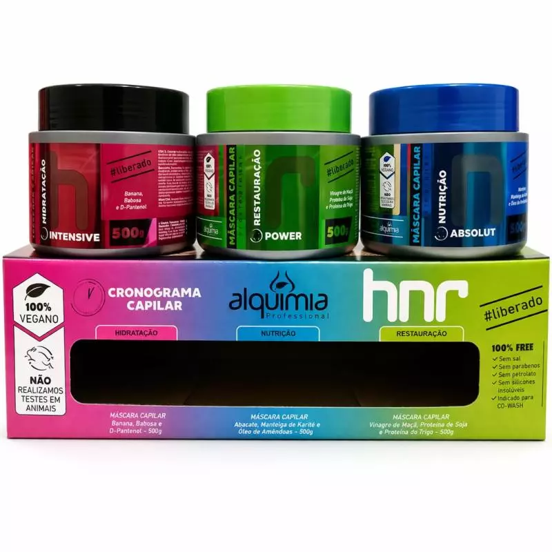 KIT CRONOGRAMA CAPILAR 3x1 ALQUIMIA