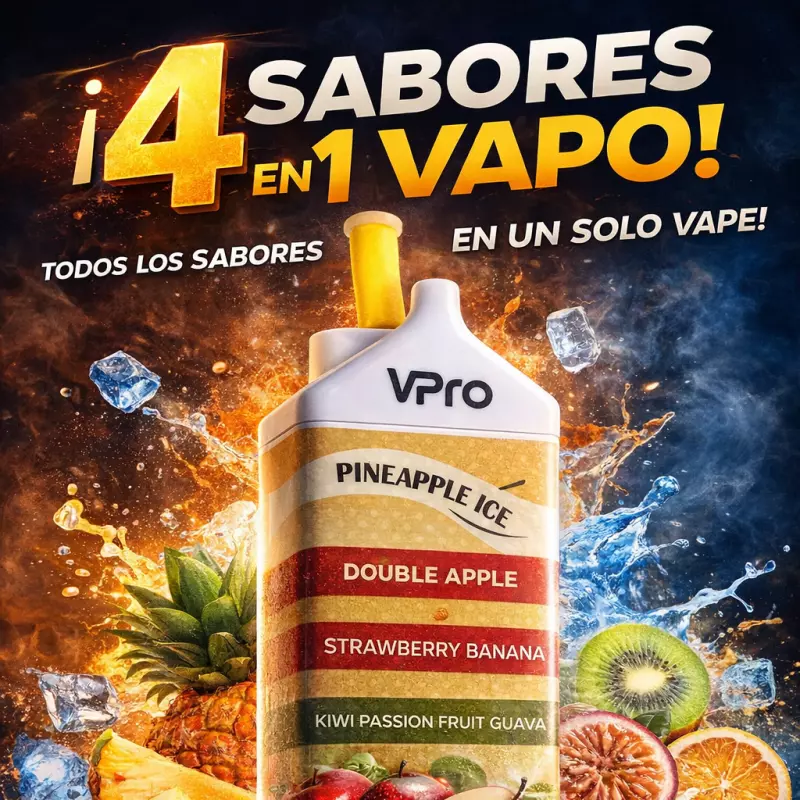 Tetra- Piña/Kiwi/ strawberry