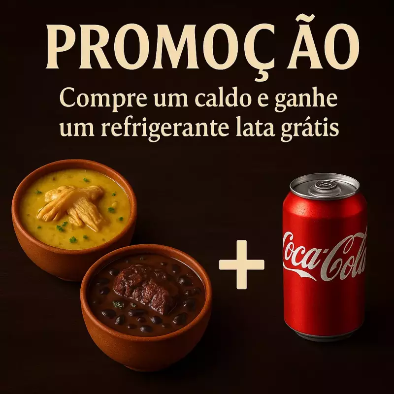 CALDO + REFRI GRATIS