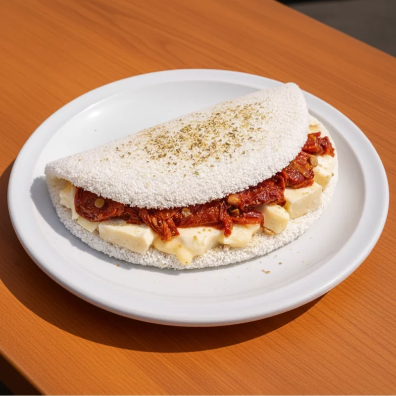 Tapioca de Queijo Fresco c/ Tomate S