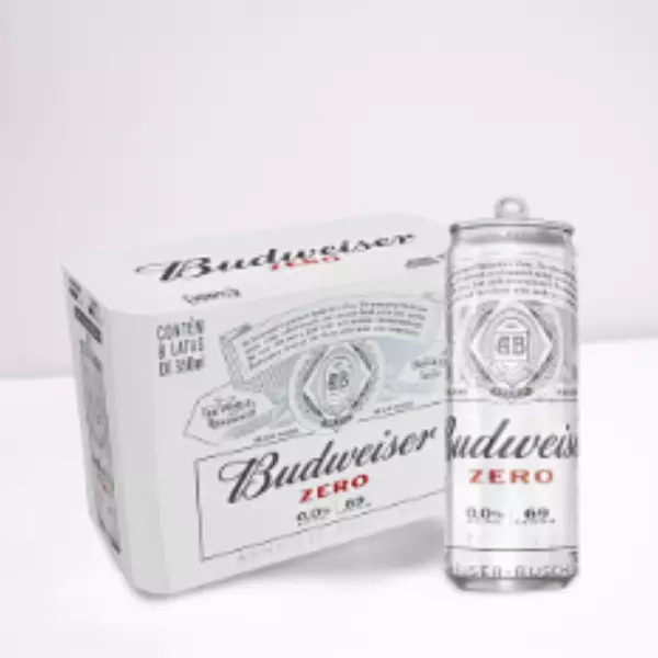 BUDWEISER ZERO ALCOOL  LATA 350ML