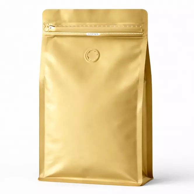 Bolsa Dorada + Valvula 1kg #LBR-15