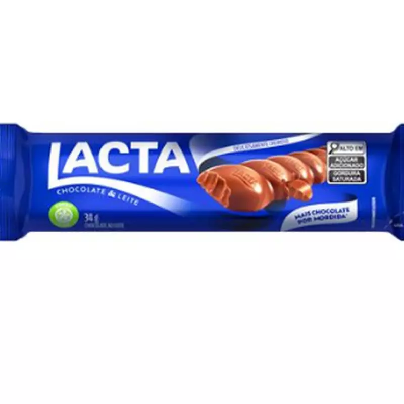 CHOCOLATE AO LEITE LACTA 34G