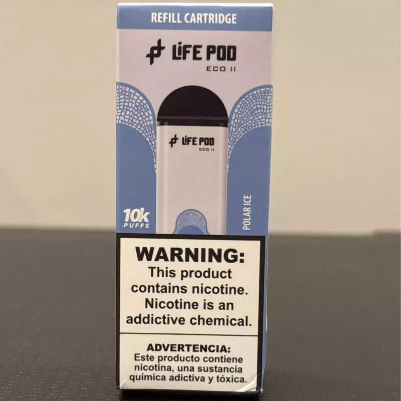 REFIL LIFE POD ECO 2 10K POLAR ICE