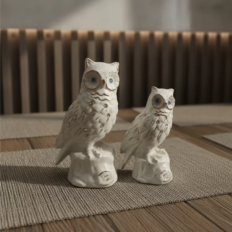 BUHO PORCELANA