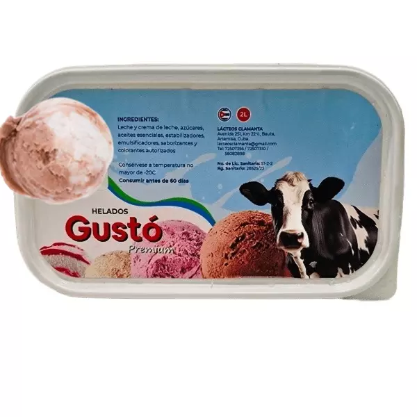 Helado de Avellana 2L