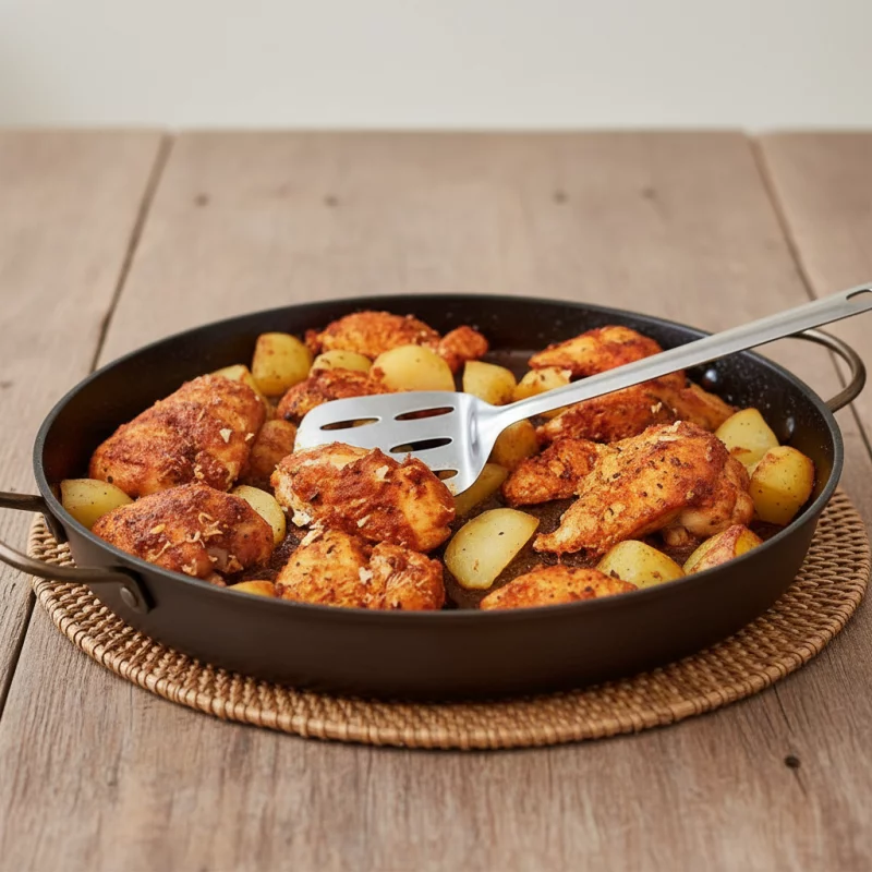 Frango ao forno com batata