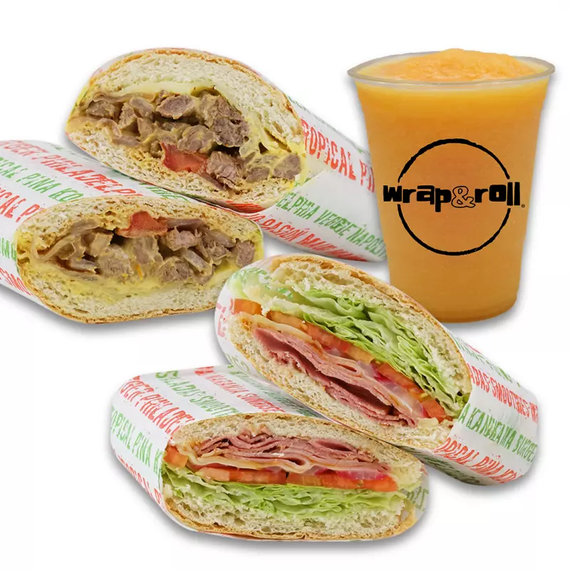 2 Sandwiches + 1 Smoothie o Froztie