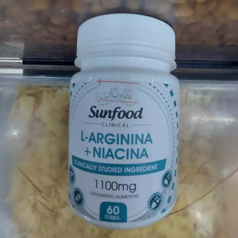 L Arginina 1100 60 Cps. Sunfood