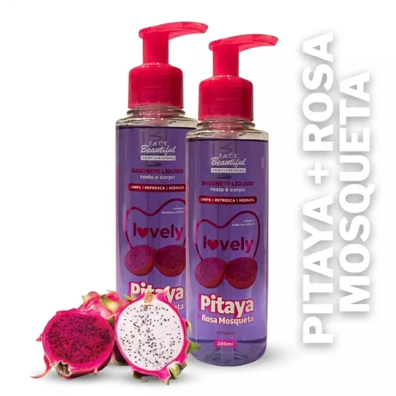 Sabonete líquido Pitaya + Rosa Mosq