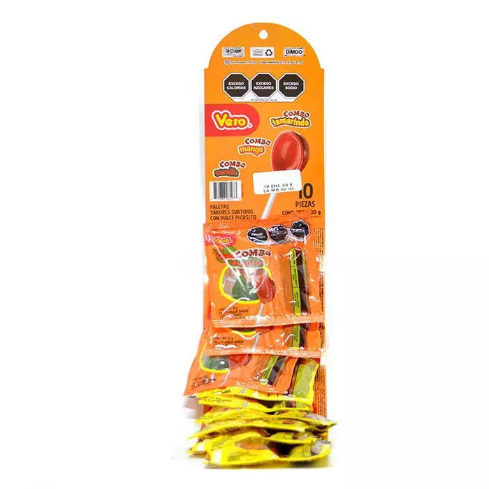 Vero combo x 10 sandia,mango,tama